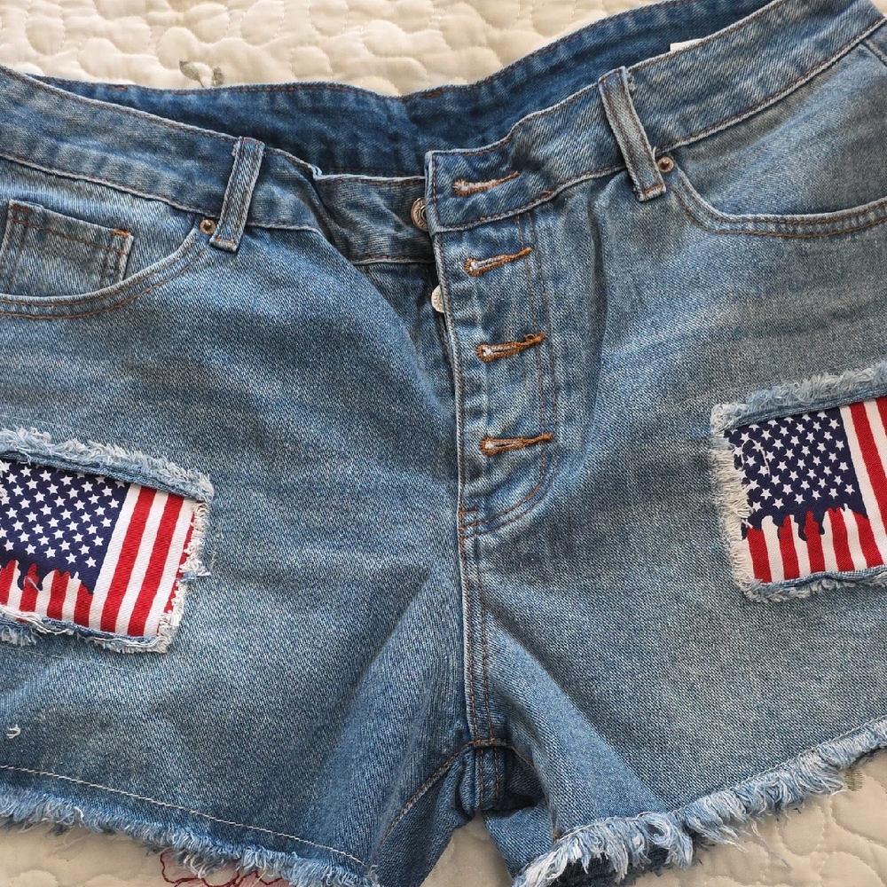 Patriotic Denim Women's Jean Shorts
